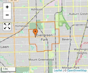 Area schools map